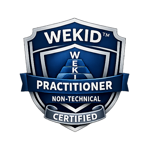 WEKID Practitioner Non-Technical badge