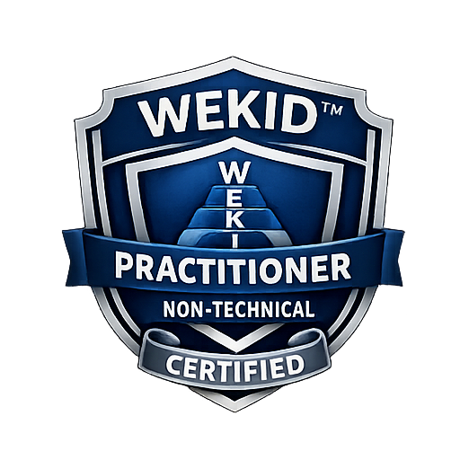 WEKID Practitioner Certified — Non-Technical badge