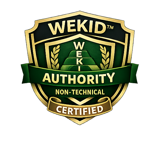 WEKID Authority Certified — Non-Technical badge